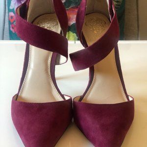 Vince Camuto Burgandy Carlotte Heels